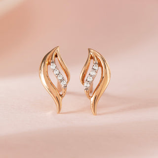 Spring Diamond Earrings with elegant sparkling design